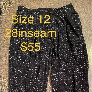 Lululemon joggers size 12